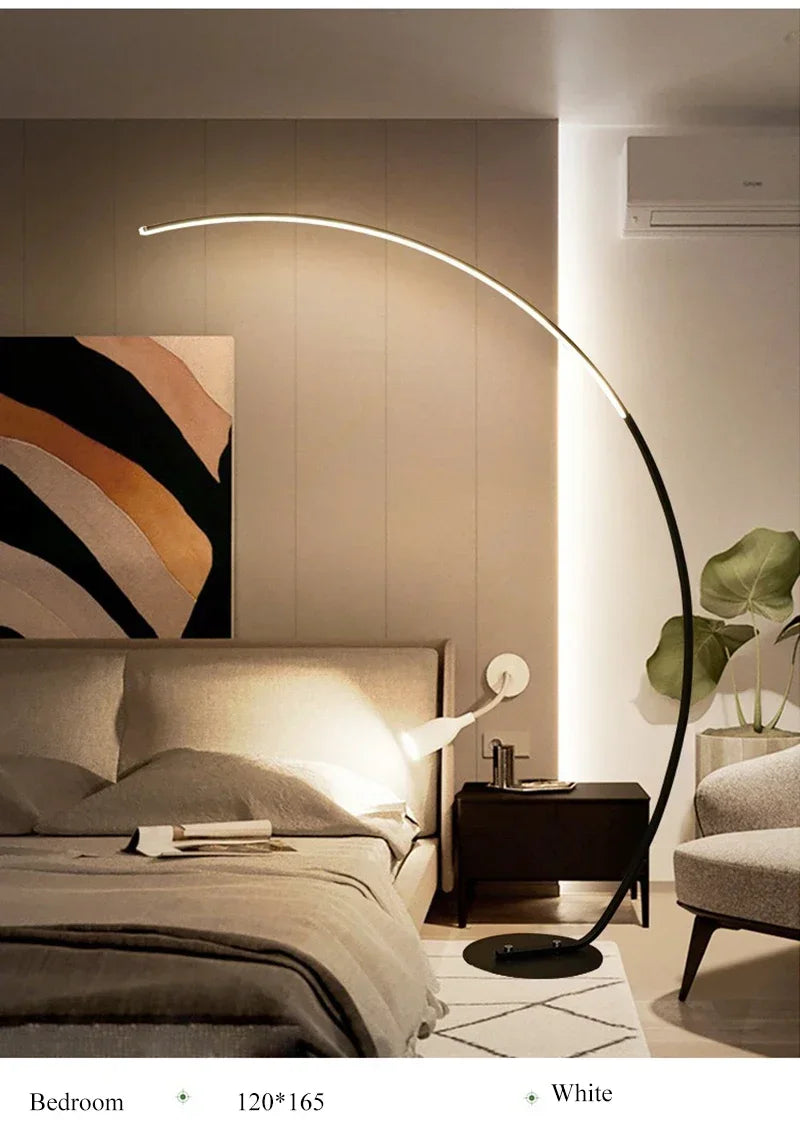 Nordic RGB Arc Floor Lamp