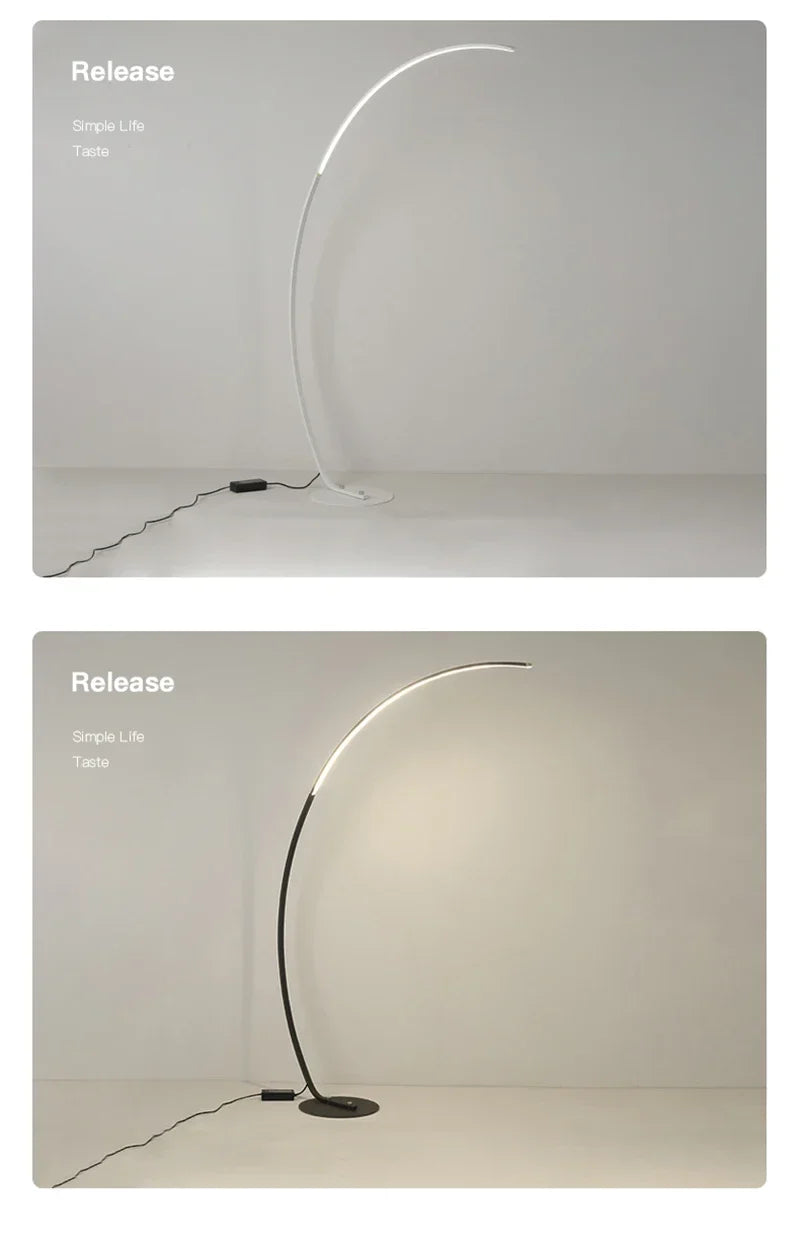 Nordic RGB Arc Floor Lamp