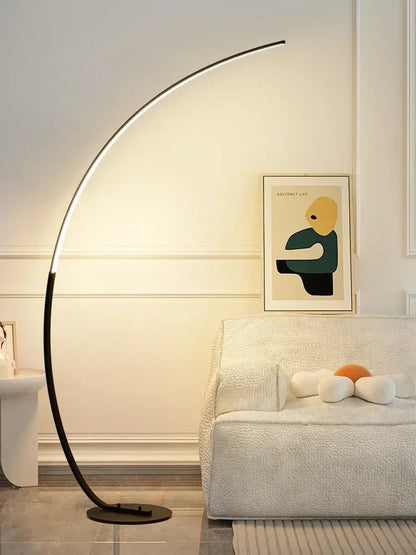 Nordic RGB Arc Floor Lamp