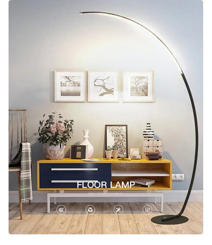 Nordic RGB Arc Floor Lamp