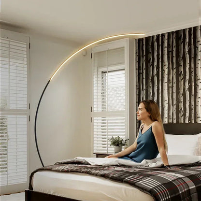 Nordic RGB Arc Floor Lamp