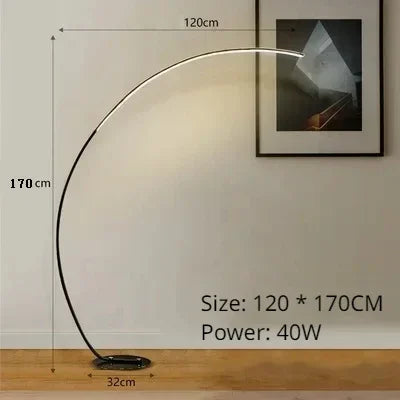 Nordic RGB Arc Floor Lamp