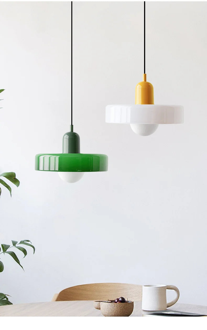 Nordic Retro Glass Chandelier