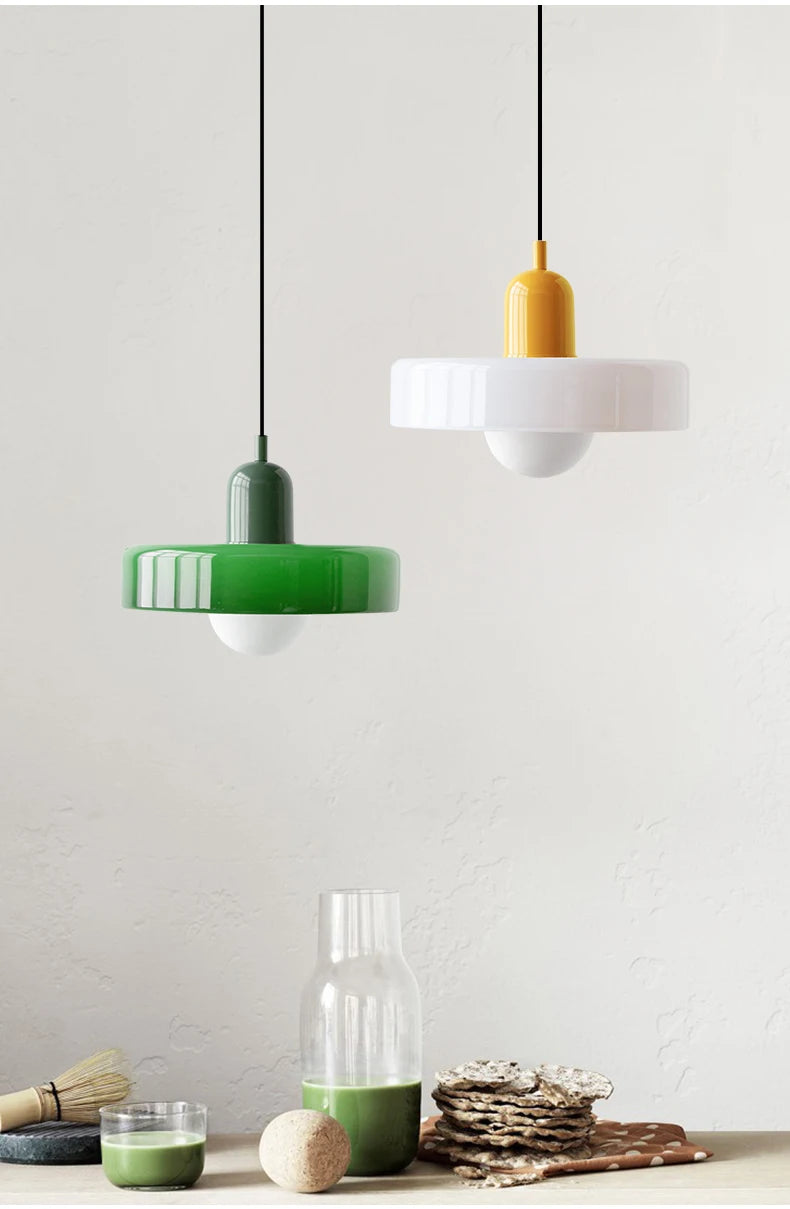 Nordic Retro Glass Chandelier