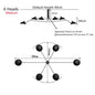 Nordic Retro Multi-Head Pendant Lamp