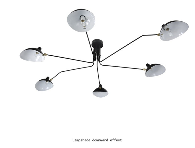 Nordic Retro Multi-Head Pendant Lamp