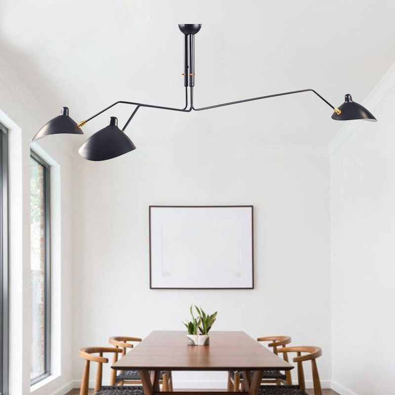 Nordic Retro Multi-Head Pendant Lamp