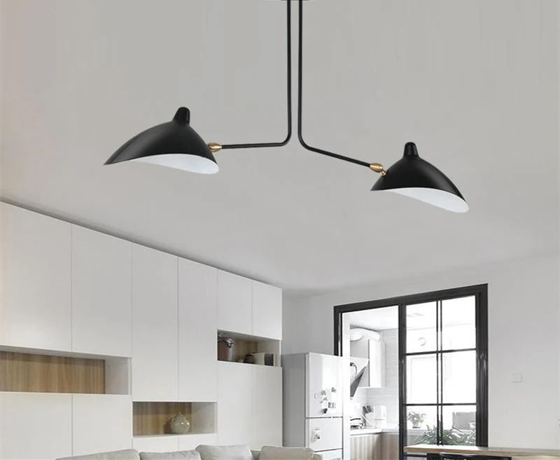 Nordic Retro Multi-Head Pendant Lamp