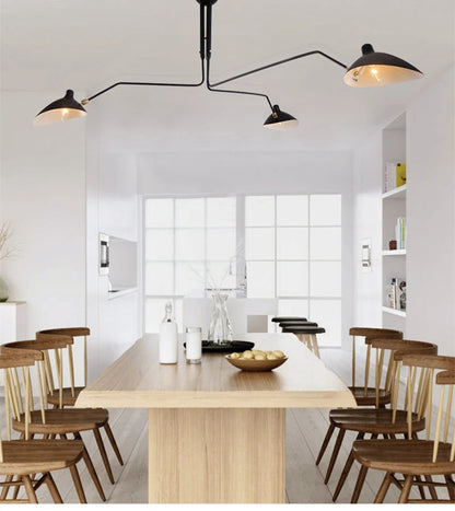 Nordic Retro Multi-Head Pendant Lamp