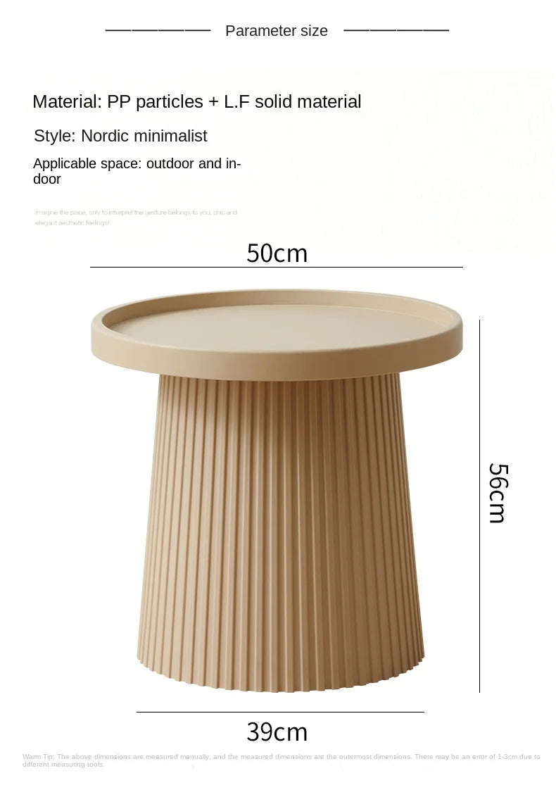 Nordic Round Acrylic Coffee Table