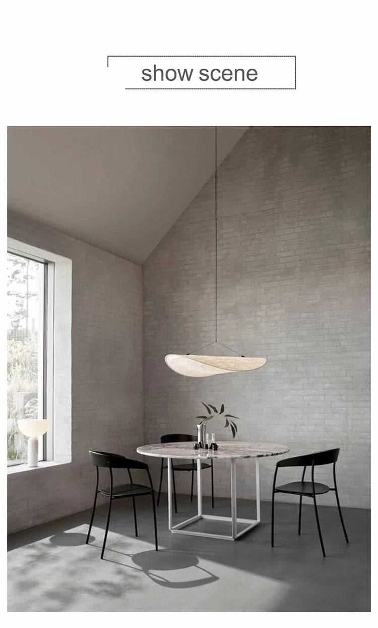 Nordic Silk Pendant Lamp - Modern Indoor Light