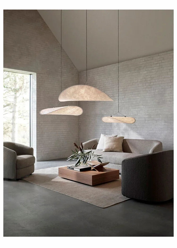 Nordic Silk Pendant Lamp - Modern Indoor Light