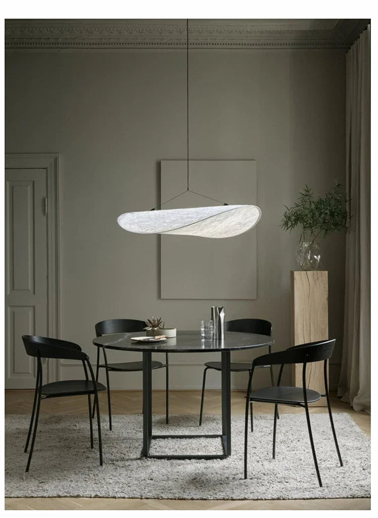 Nordic Silk Pendant Lamp - Modern Indoor Light