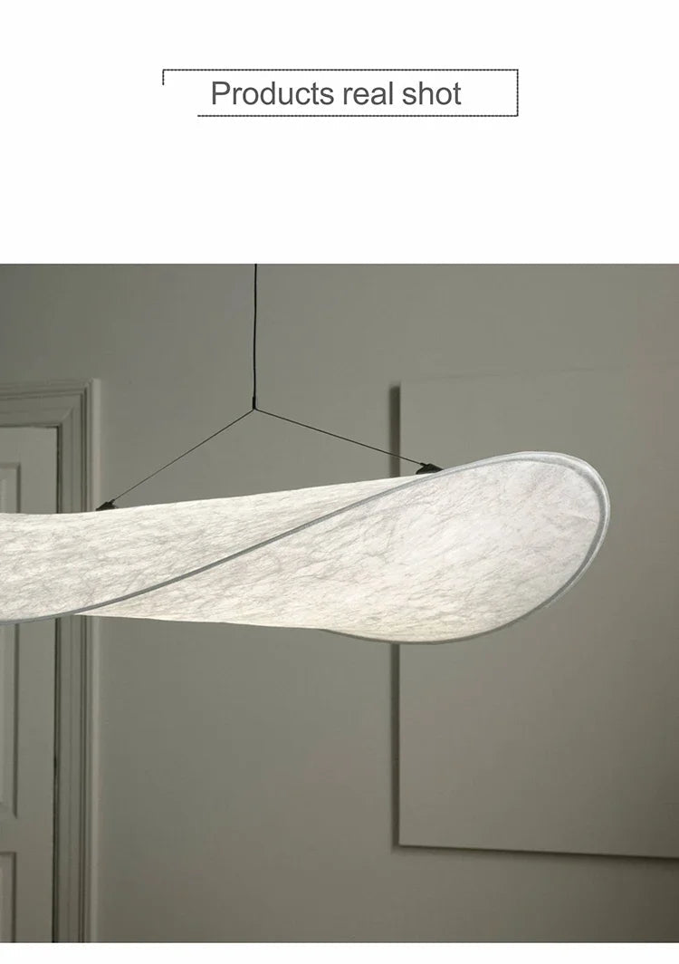 Nordic Silk Pendant Lamp - Modern Indoor Light