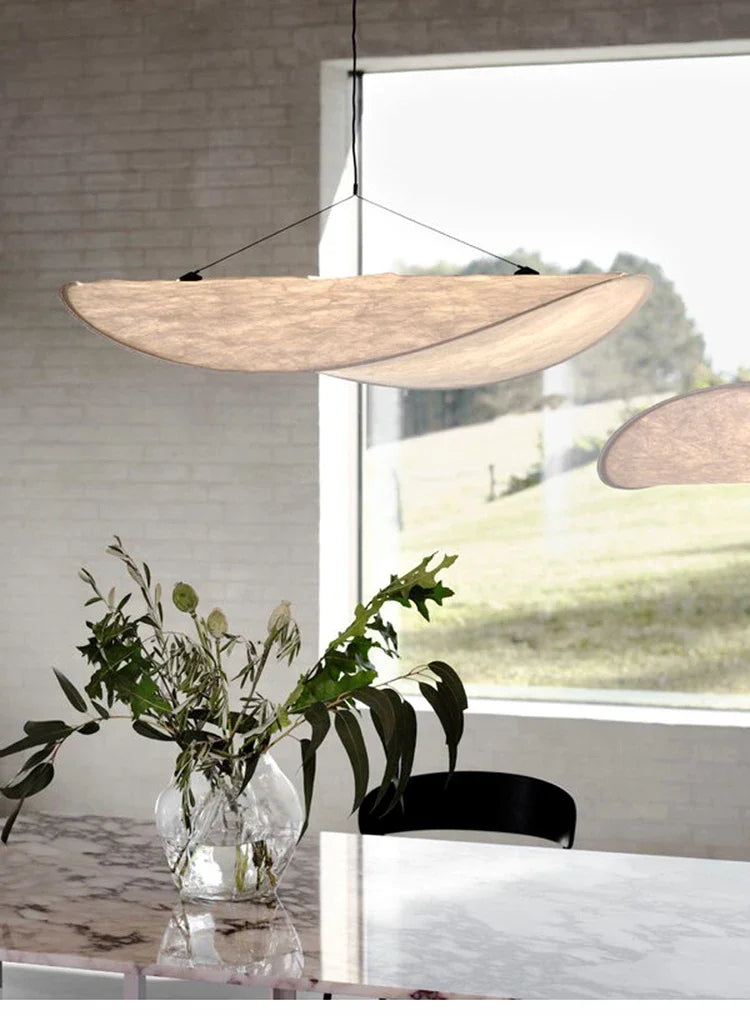 Nordic Silk Pendant Lamp - Modern Indoor Light