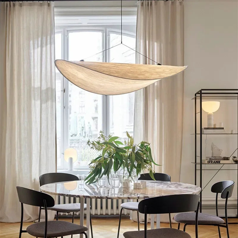 Nordic Silk Pendant Lamp - Modern Indoor Light