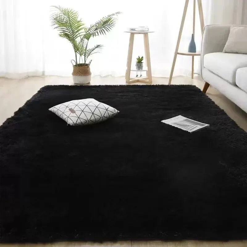 Nordic Silk Wool Non-Slip Carpet