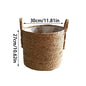 Nordic Straw Woven Flower Pot