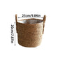 Nordic Straw Woven Flower Pot