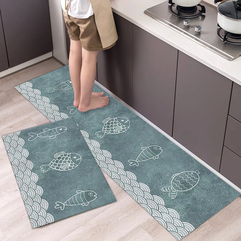 Nordic Style Kitchen Mat 100% Acrylic