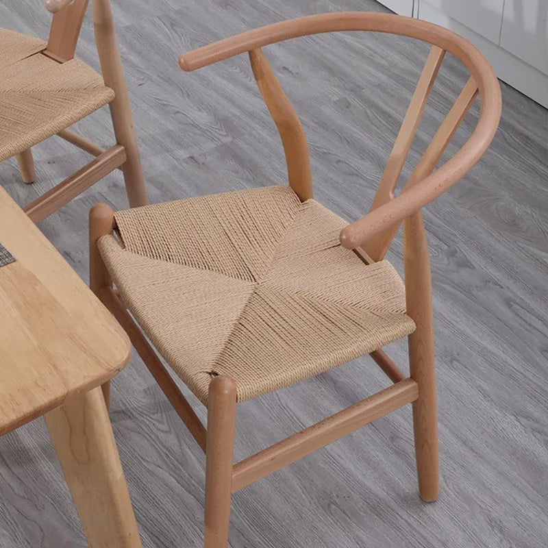 Nordic Wooden Dining Chair - Beech