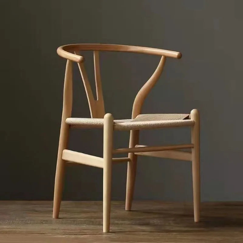 Nordic Wooden Dining Chair - Beech