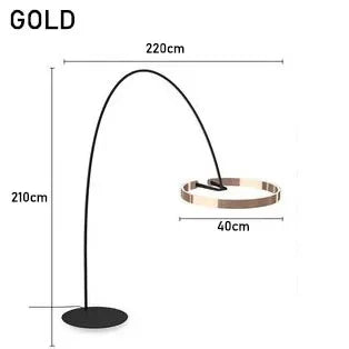 Nordic Wrought Iron LED Floor Lamp