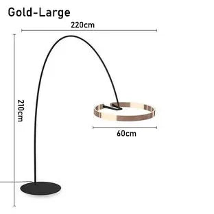 Nordic Wrought Iron LED Floor Lamp