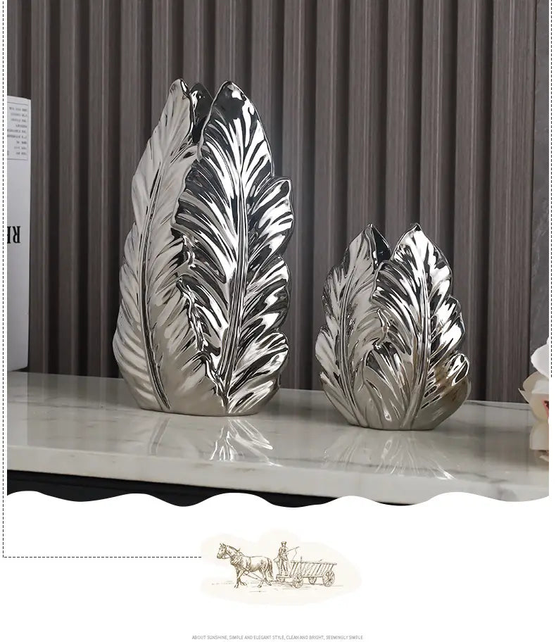 Luxurious Gold Ceramic Vases for Home Decor