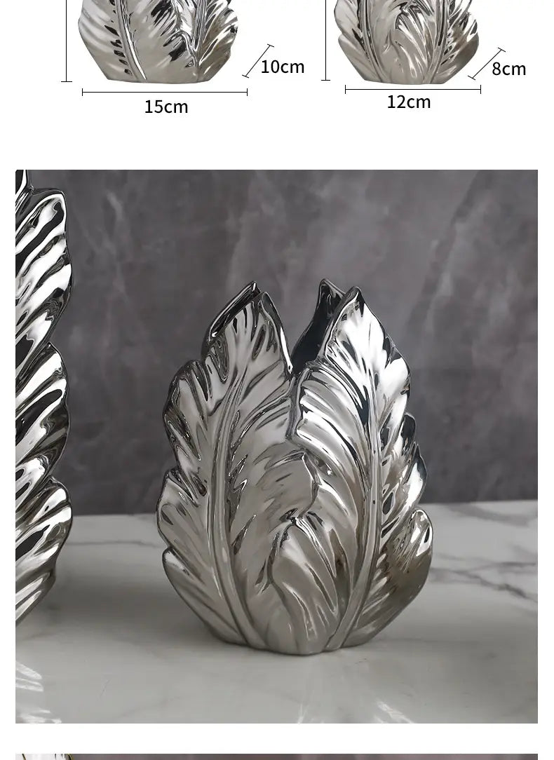 Luxurious Gold Ceramic Vases for Home Decor