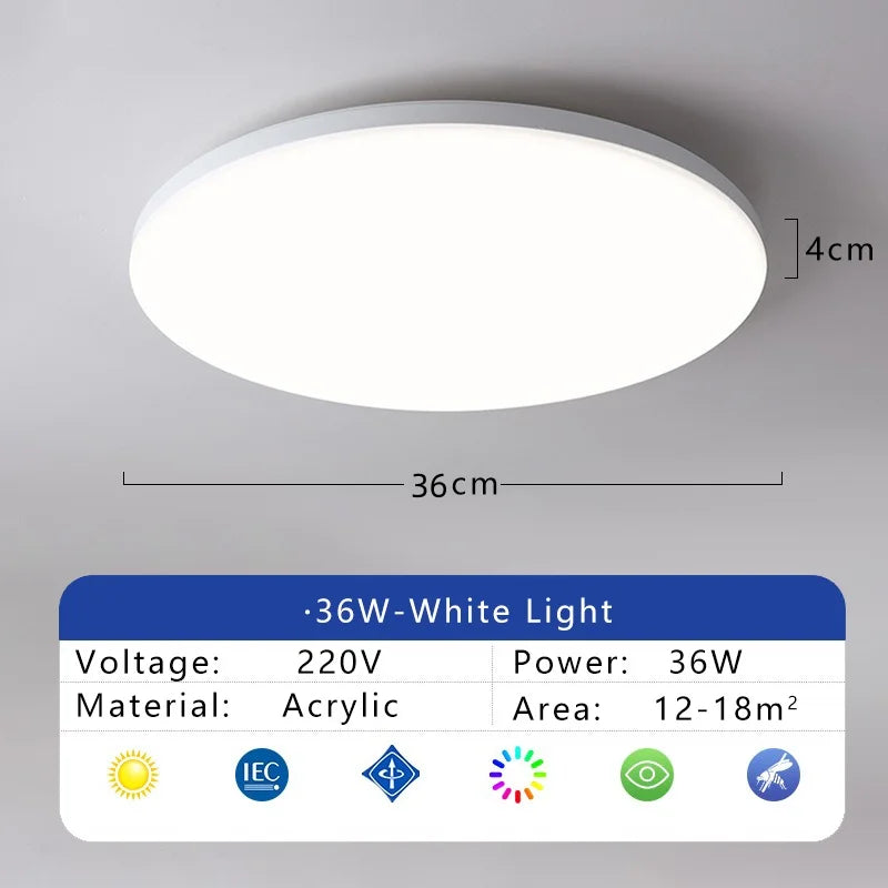 OTELEI LED Ceiling Light - Waterproof, Modern, Indoor