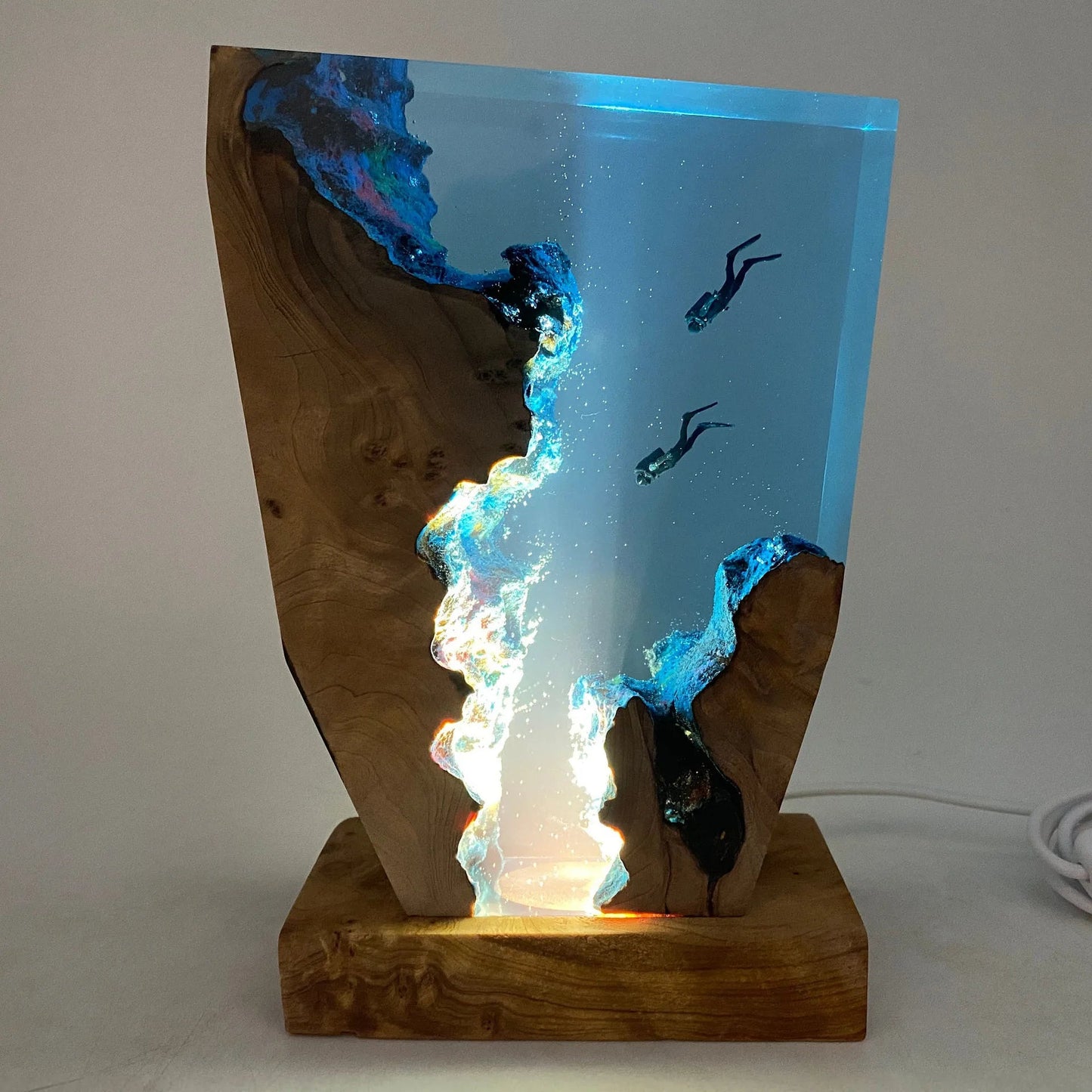 Oceanic Resin USB Table Lamp