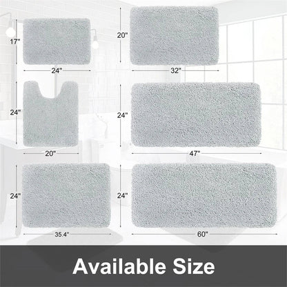 Olanly Plush Non-Slip Bath Mat