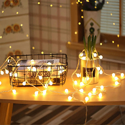 Outdoor Globe Fairy String Lights