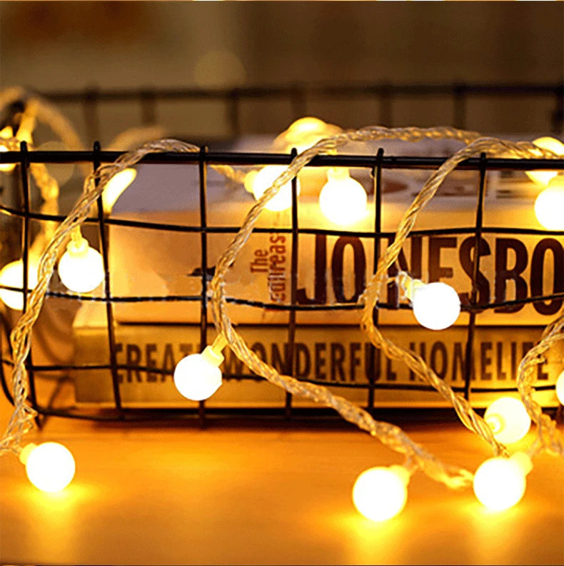 Outdoor Globe Fairy String Lights