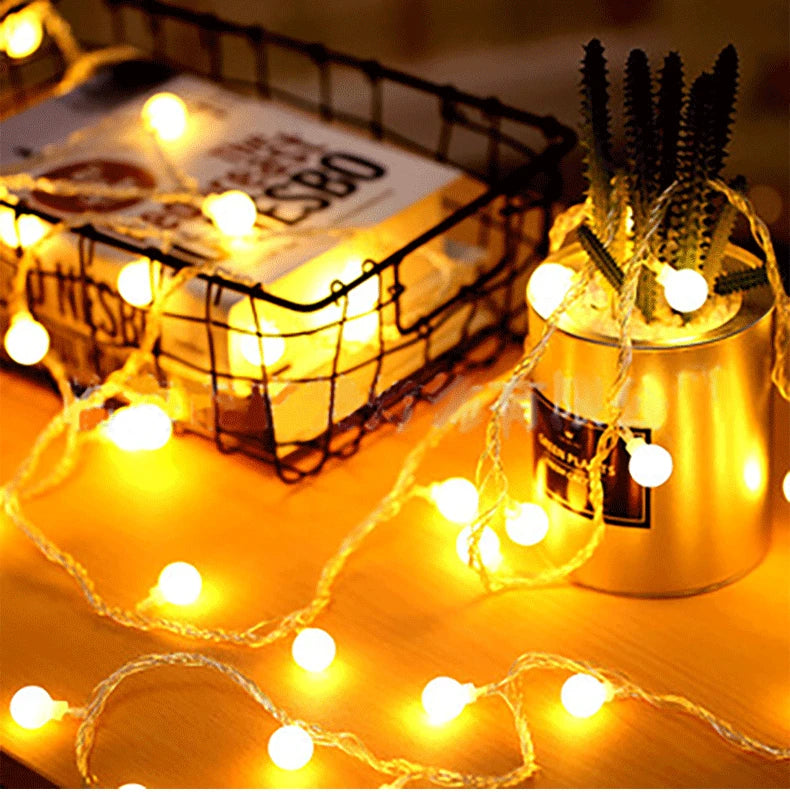 Outdoor Globe Fairy String Lights