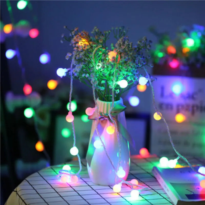 Outdoor Globe Fairy String Lights