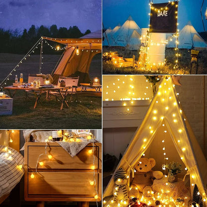 Outdoor Globe Fairy String Lights