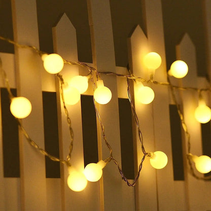 Outdoor Globe Fairy String Lights