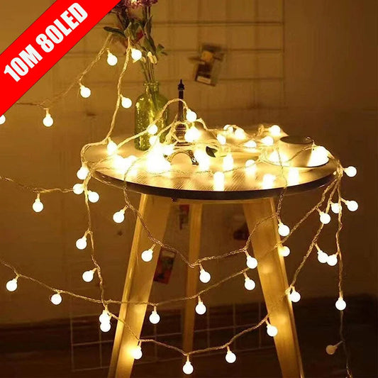 Outdoor Globe Fairy String Lights