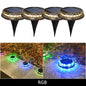 Outdoor Solar LED Disk Light