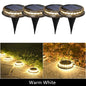 Outdoor Solar LED Disk Light