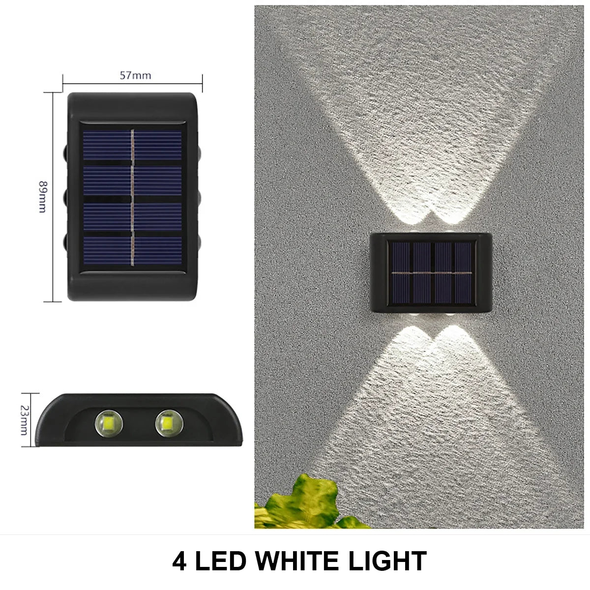 Outdoor Solar LED Wall Lights