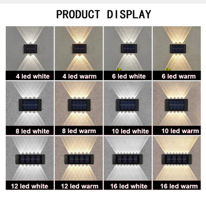 Outdoor Solar LED Wall Lights