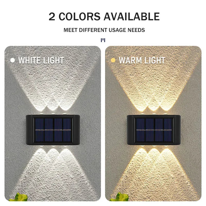 Outdoor Solar LED Wall Lights