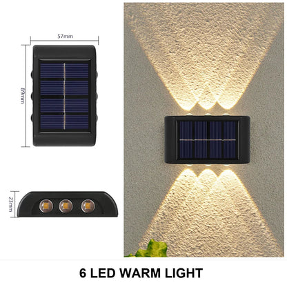 Outdoor Solar LED Wall Lights