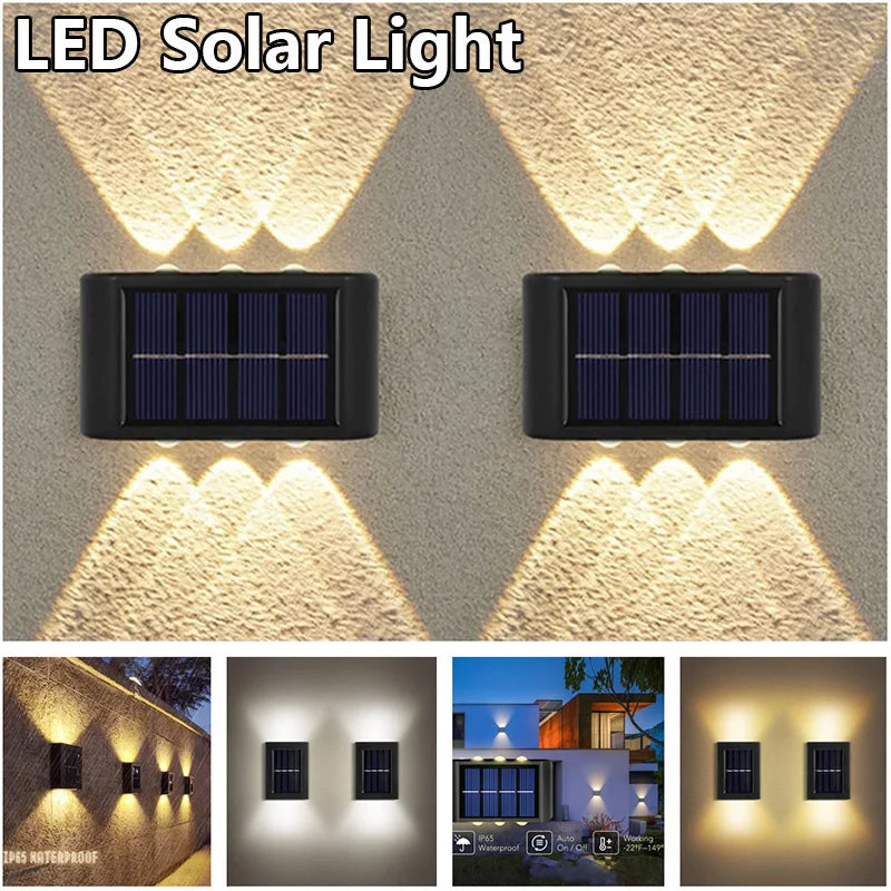 Outdoor Solar LED Wall Lights