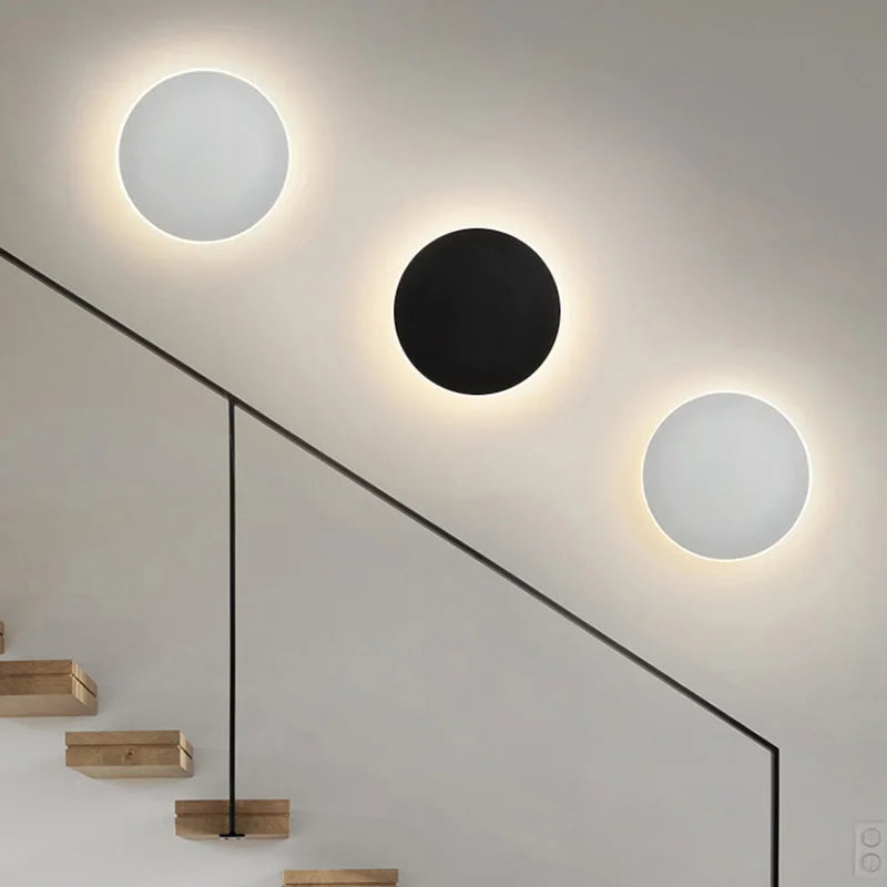 PZHDNX Round LED Wall Light