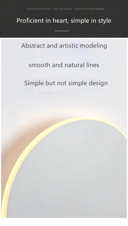 PZHDNX Round LED Wall Light