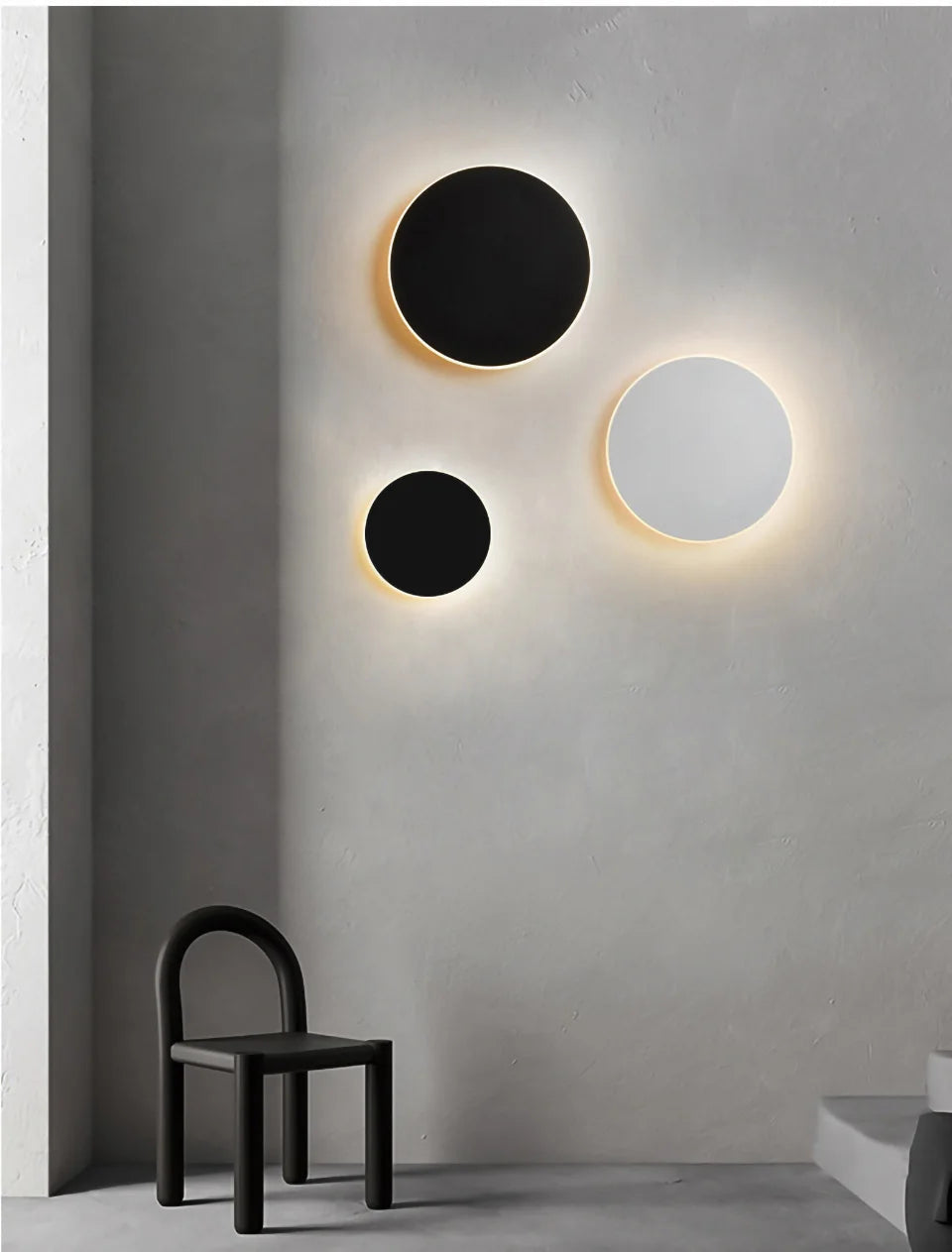 PZHDNX Round LED Wall Light